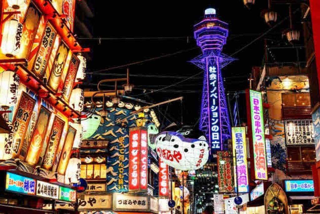 Wutong-40 Minutes Direct To Kansai Airport And 5 Minute Walk To Jr Or Subway Or Nankai Line And 1 Minute To Tsutenkaku The Landmark Of Osaka And Many Japanese Bistros Nearby المظهر الخارجي الصورة